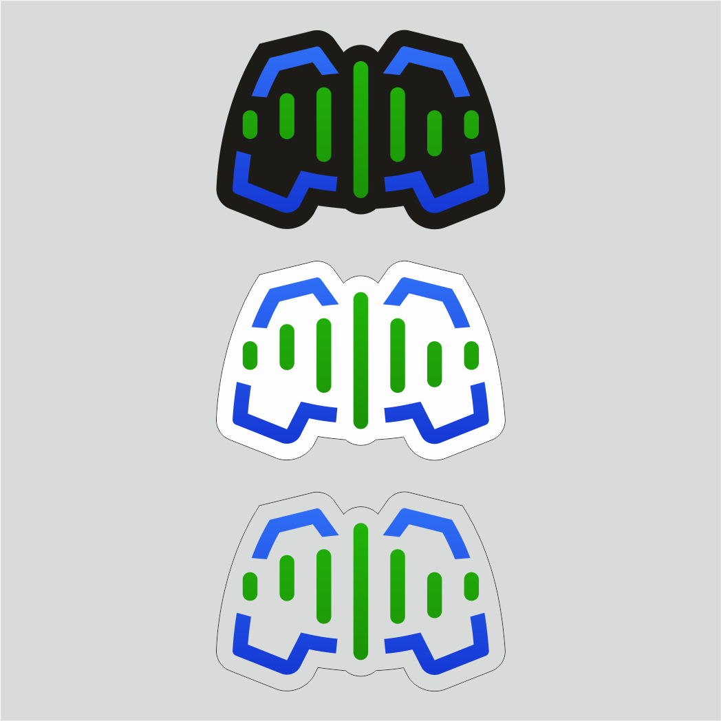 „Žaidimų Balso logotipas” Lipdukų rinkinys