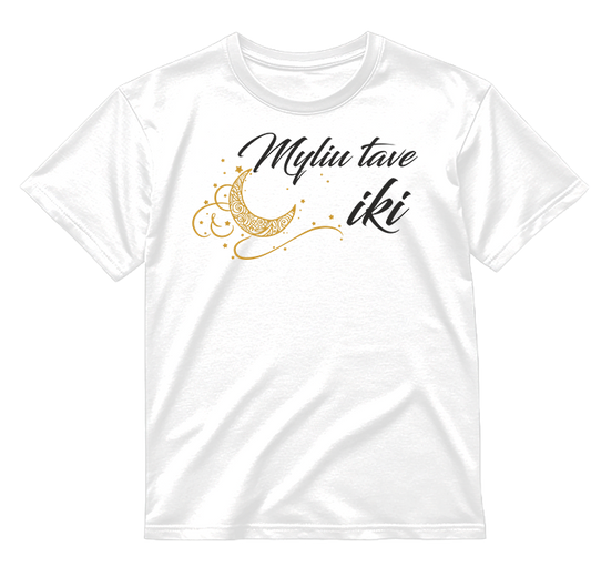 „Iki mėnulio ir atgal" COMBO Marškinėliai