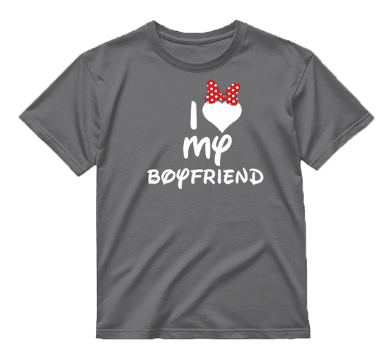 „I ♥ my GIRLFRIEND / BOYFRIEND" COMBO Marškinėliai