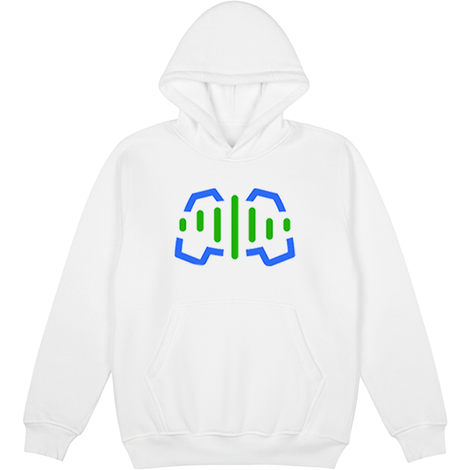 Logotipas krūtinės centre „Žaidimų Balsas“ Džemperis