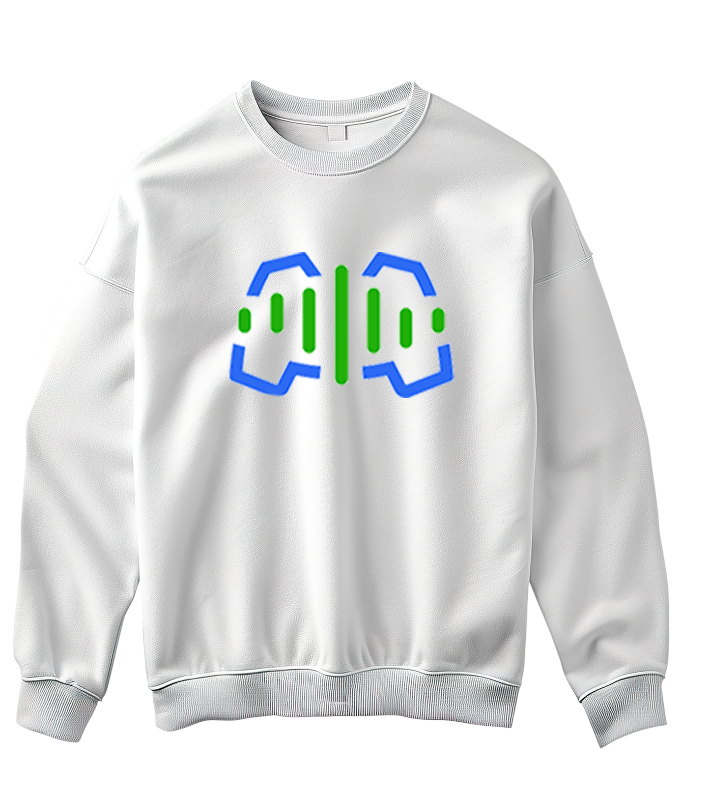 Logotipas krūtinės centre „Žaidimų Balsas“ Džemperis