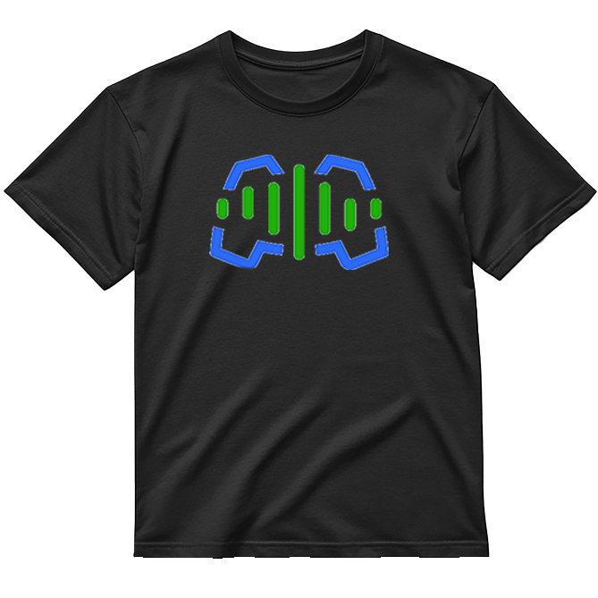 Logotipas krūtinės centre „Žaidimų Balsas” Marškinėliai