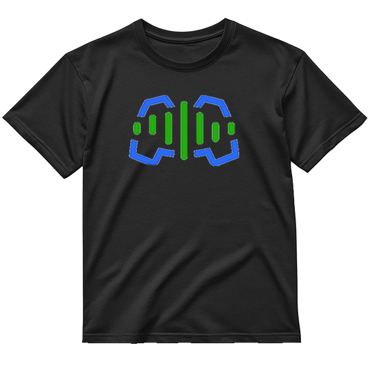 Logotipas krūtinės centre „Žaidimų Balsas” Marškinėliai