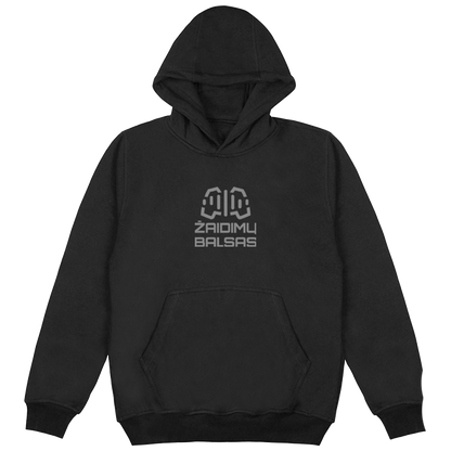 Pilkas logotipas „Žaidimų Balsas“ Džemperis