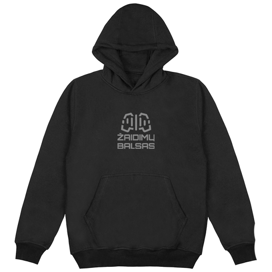 Pilkas logotipas „Žaidimų Balsas“ Džemperis