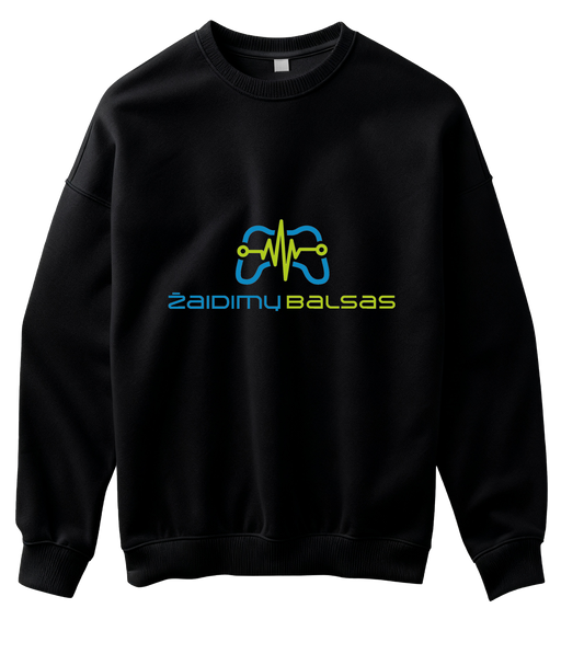 Old School „Žaidimų Balsas” Džemperis be gobtuvo