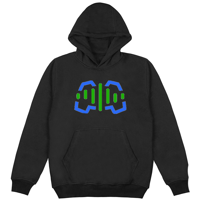 Logotipas krūtinės centre „Žaidimų Balsas“ Džemperis