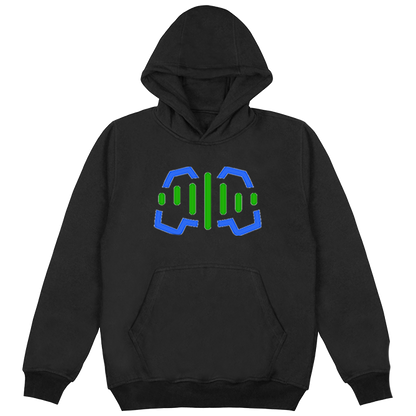 Logotipas krūtinės centre „Žaidimų Balsas“ Džemperis