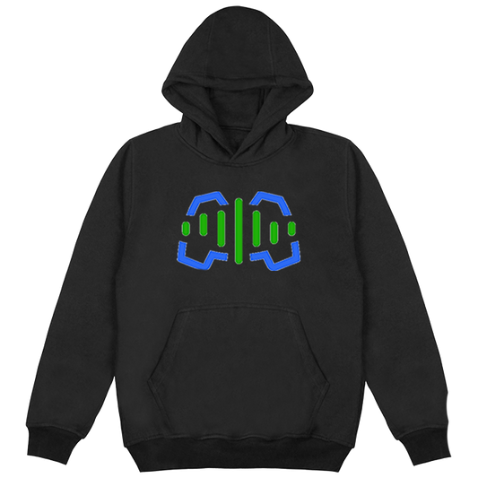 Logotipas krūtinės centre „Žaidimų Balsas“ Džemperis