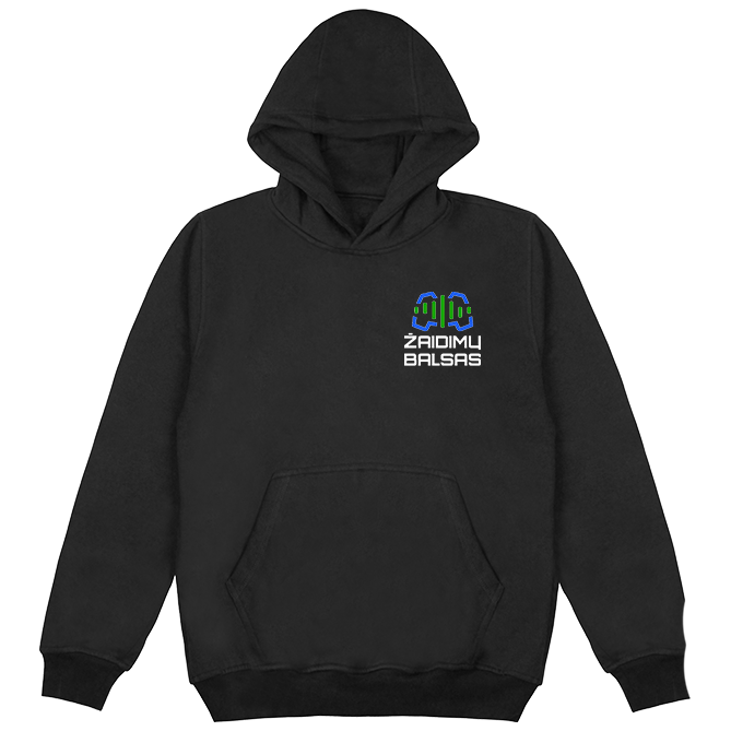 Logotipas širdies plote „Žaidimų Balsas” Džemperis