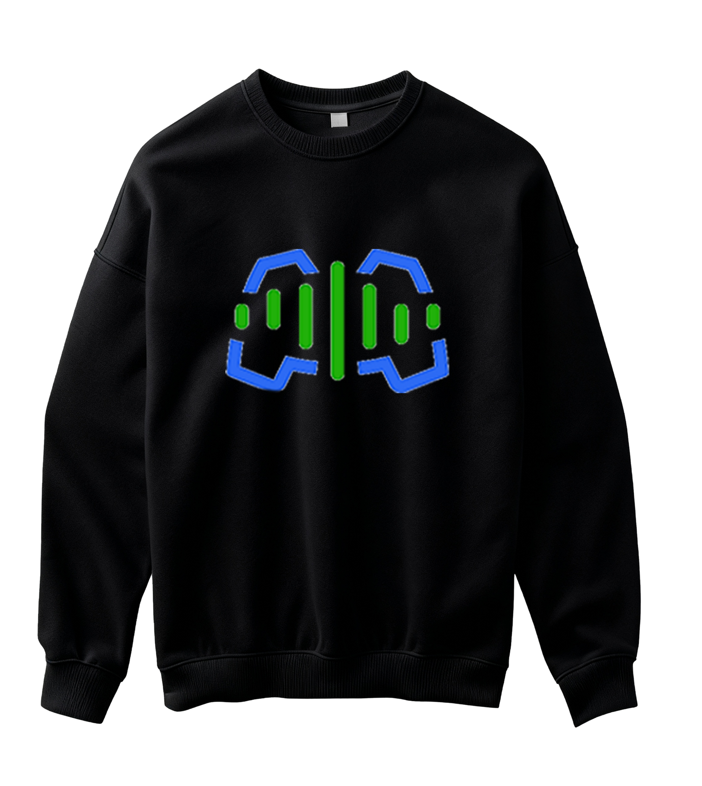 Logotipas krūtinės centre „Žaidimų Balsas“ Džemperis