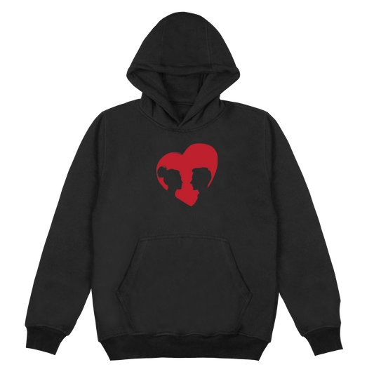 Valentino Diena "Žmonių Siluetai Širdutėje" Džemperis