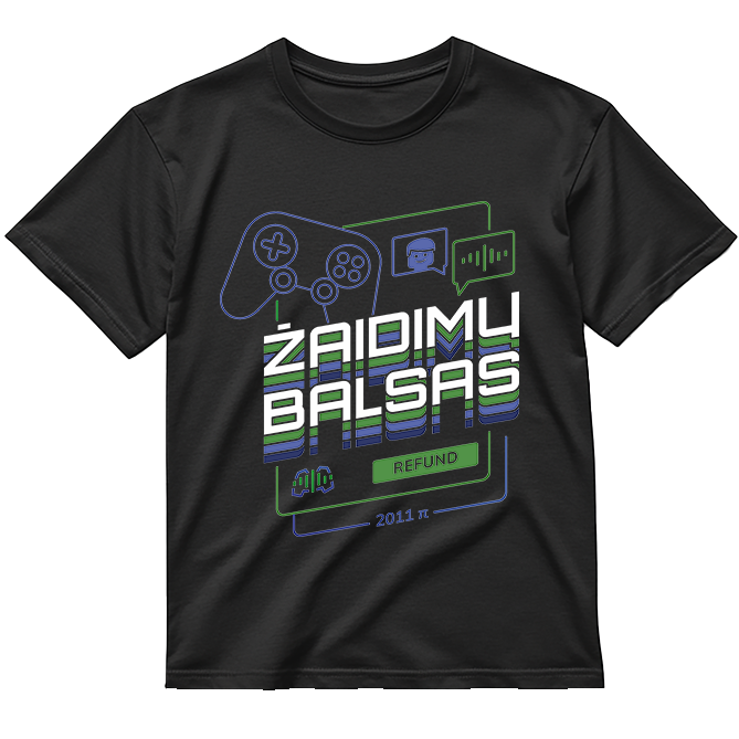 „Žaidimų Balsas” Jubiliejiniai Marškinėliai