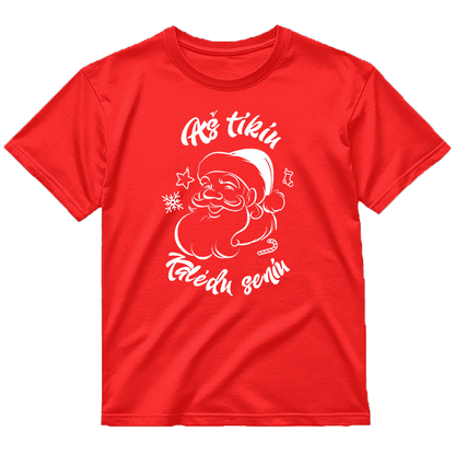 „Aš tikiu Kalėdų seniu" Marškinėliai