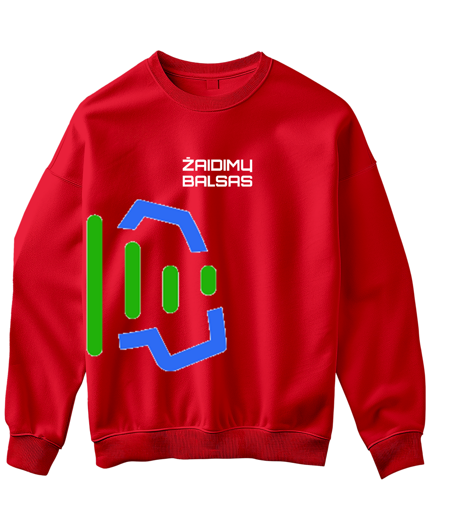Dalis logotipo „Žaidimų Balsas“ Džemperis be gobtuvo