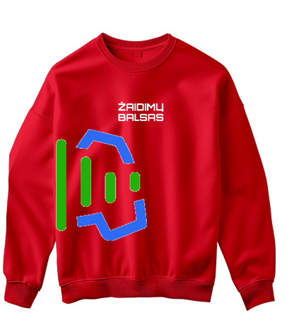 Dalis logotipo „Žaidimų Balsas“ Džemperis be gobtuvo
