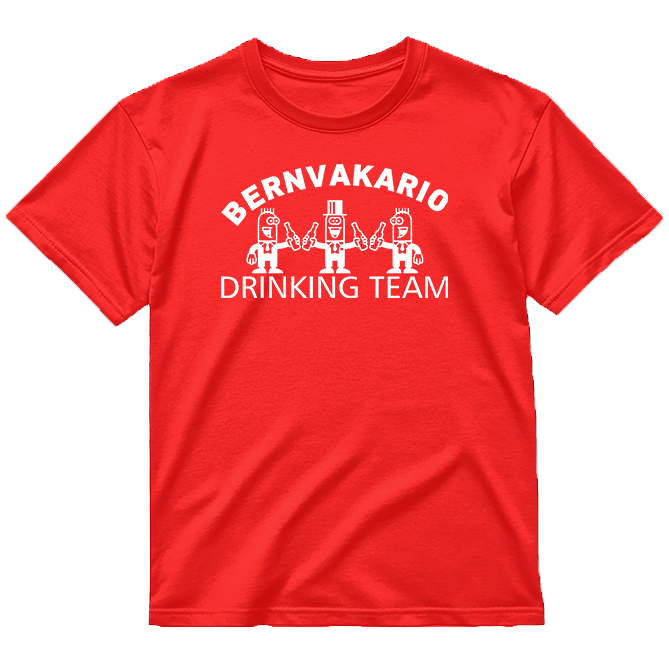 „Bernvakario drinking team" Marškinėliai