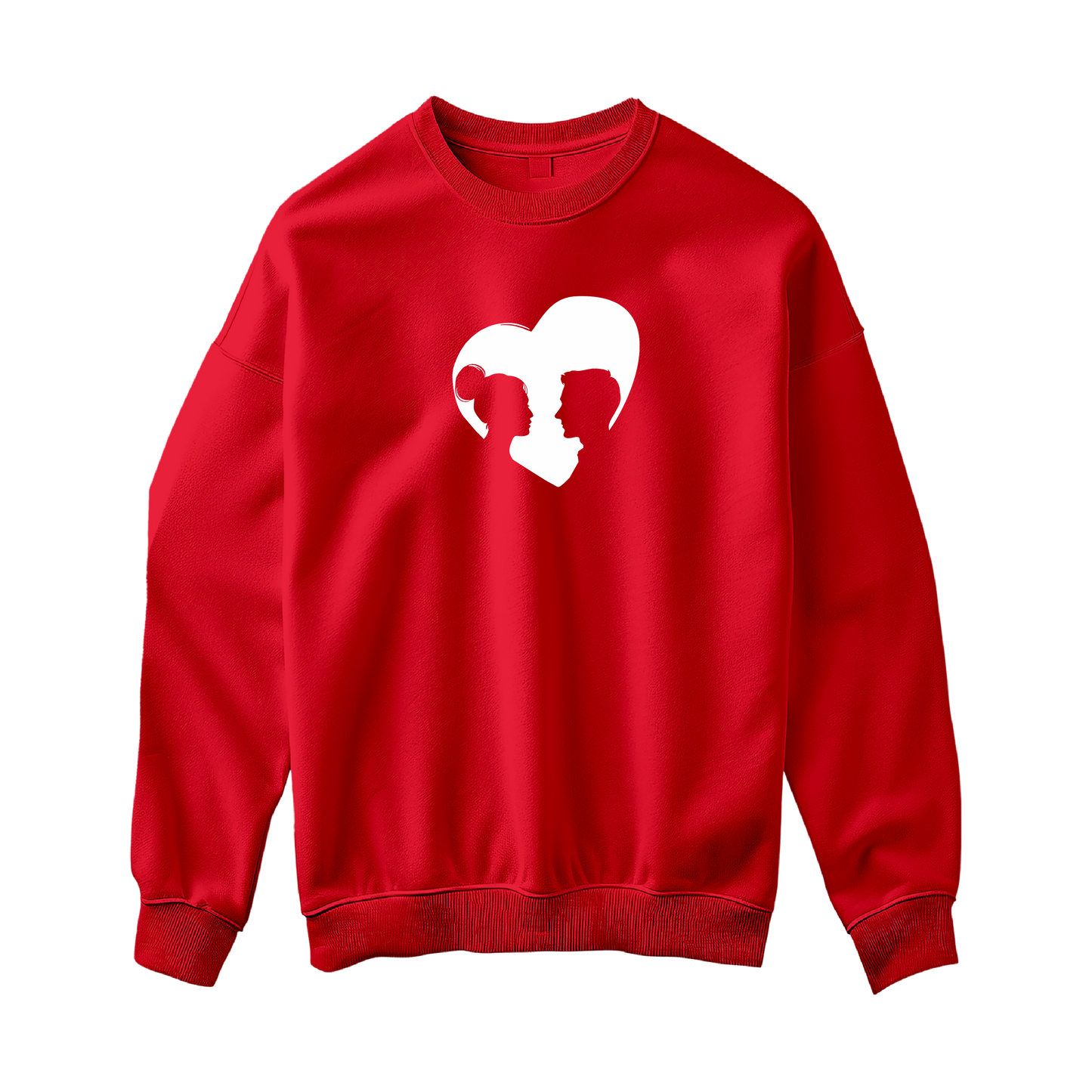 Valentino Diena "Žmonių Siluetai Širdutėje" Džemperis