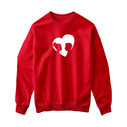 Valentino Diena "Žmonių Siluetai Širdutėje" Džemperis