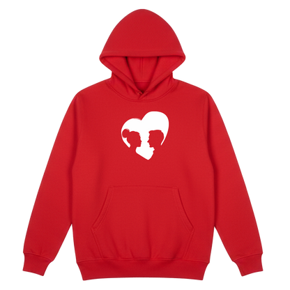 Valentino Diena "Žmonių Siluetai Širdutėje" Džemperis