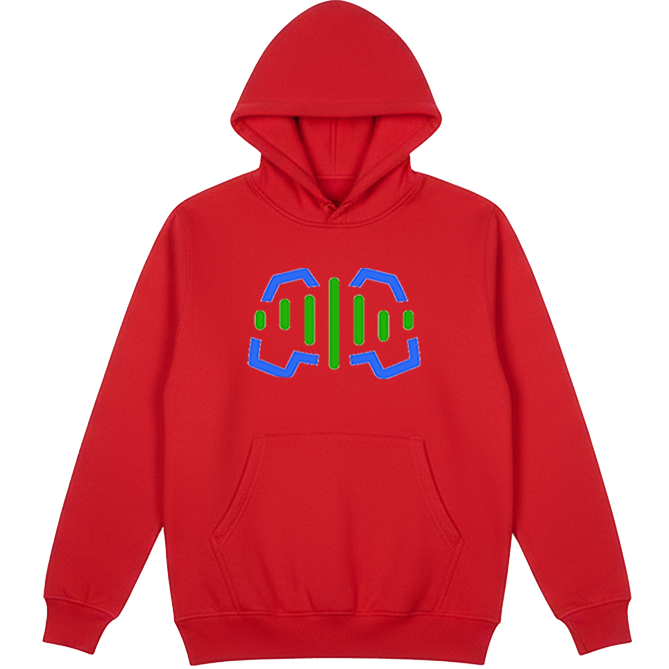 Logotipas krūtinės centre „Žaidimų Balsas“ Džemperis