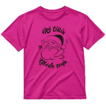 „Aš tikiu Kalėdų seniu" Marškinėliai