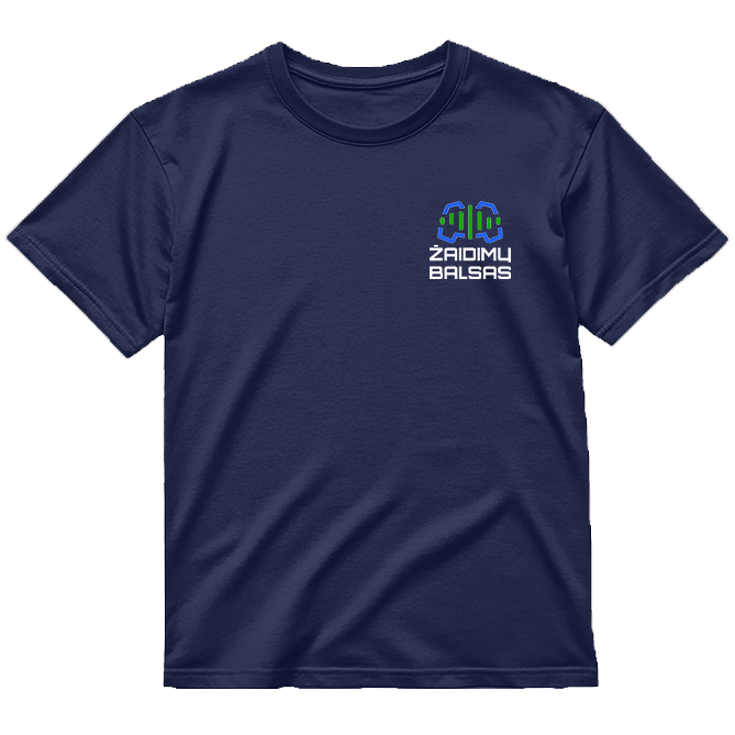 Logotipas širdies plote „Žaidimų Balsas” Džemperis