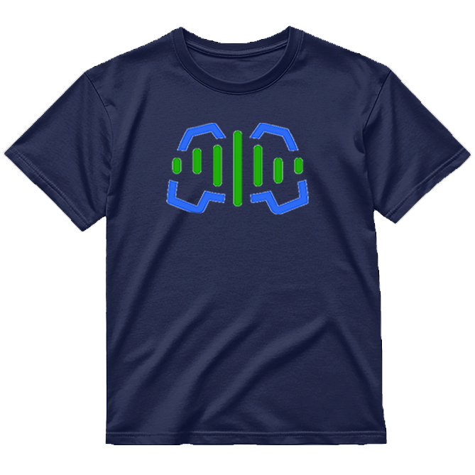 Logotipas krūtinės centre „Žaidimų Balsas” Marškinėliai