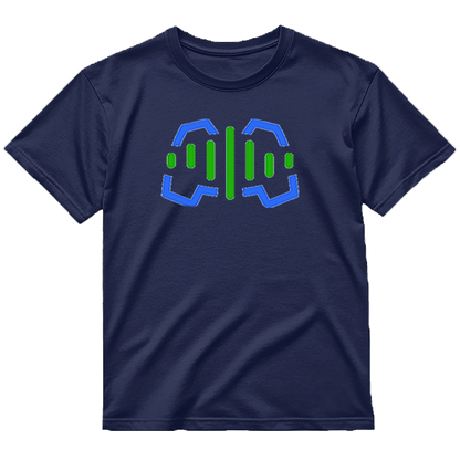 Logotipas krūtinės centre „Žaidimų Balsas” Marškinėliai