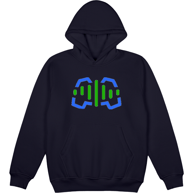 Logotipas krūtinės centre „Žaidimų Balsas“ Džemperis