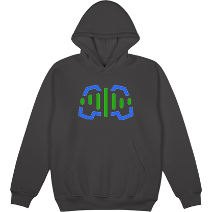 Logotipas krūtinės centre „Žaidimų Balsas“ Džemperis