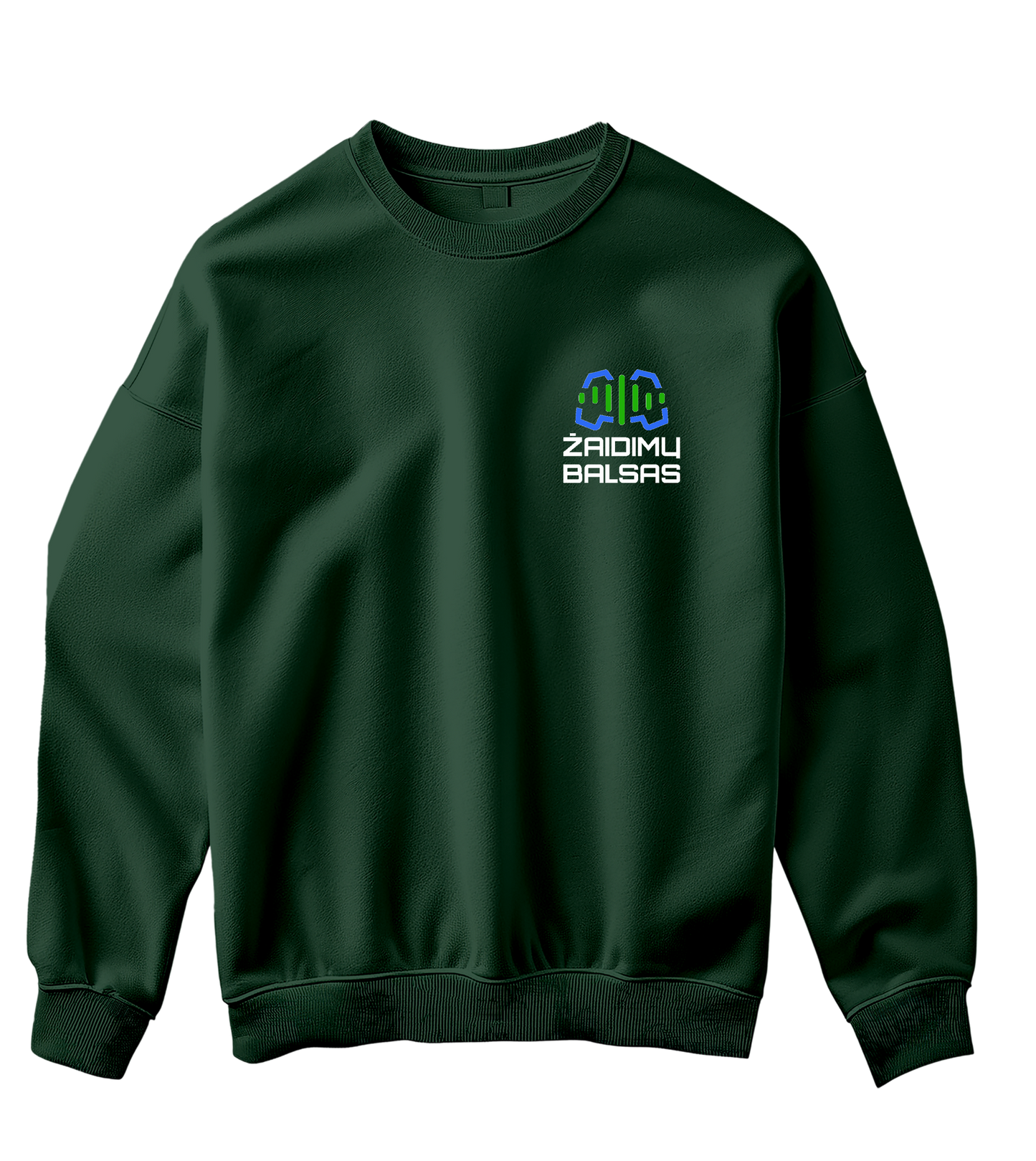 Logotipas širdies plote „Žaidimų Balsas” Džemperis