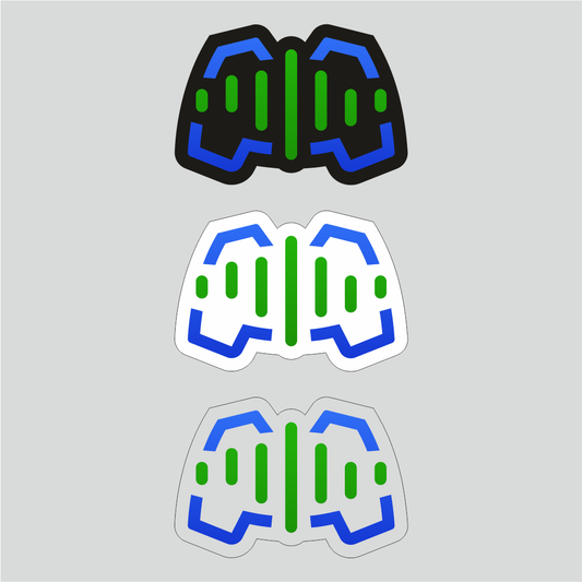 „Žaidimų Balso logotipas” Lipdukų rinkinys