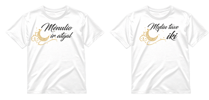 „Iki mėnulio ir atgal" COMBO Marškinėliai