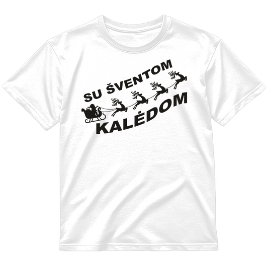 „Su Šventom Kalėdom" Marškinėliai