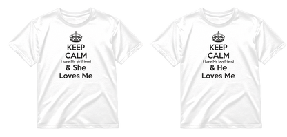 „Keep Calm" COMBO Marškinėliai