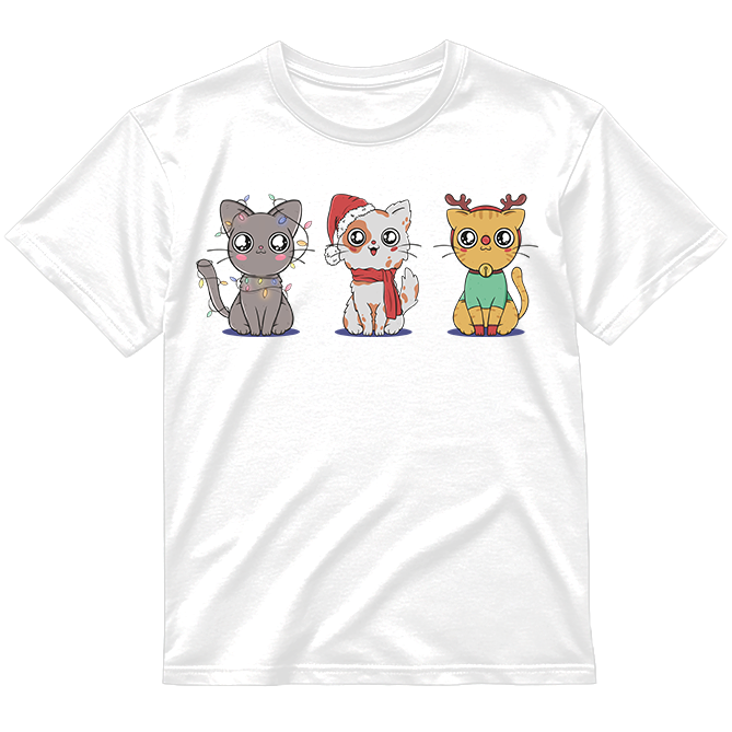 „Kalėdiniai Katinukai" Marškinėliai