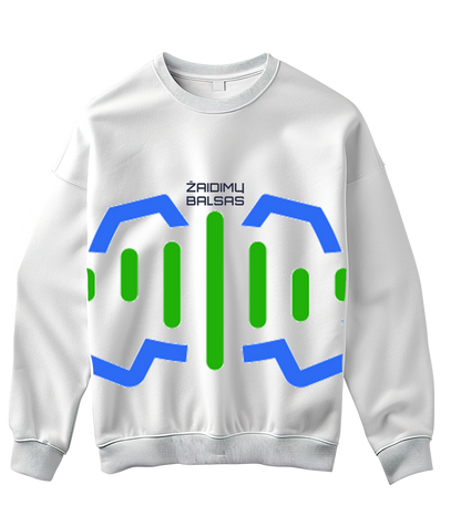 Didelis logotipas „Žaidimų Balsas“ Džemperis be gobtuvo