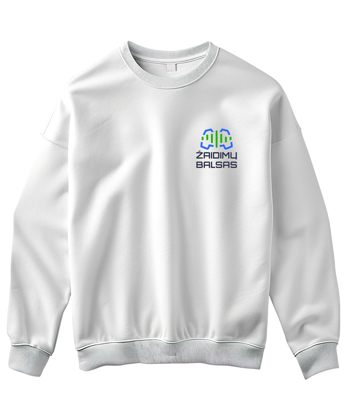 Logotipas širdies plote „Žaidimų Balsas” Džemperis