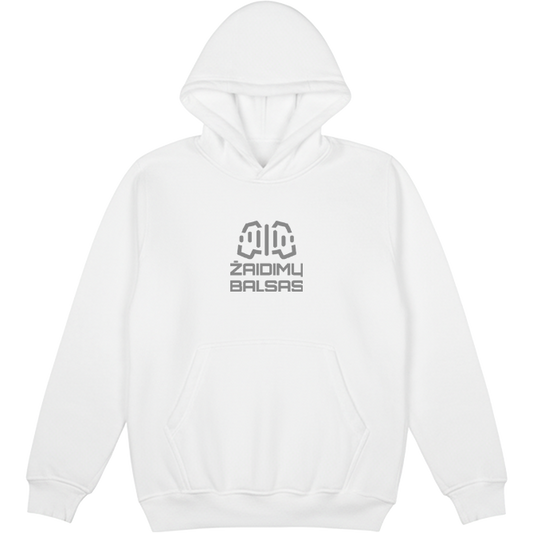 Pilkas logotipas „Žaidimų Balsas“ Džemperis