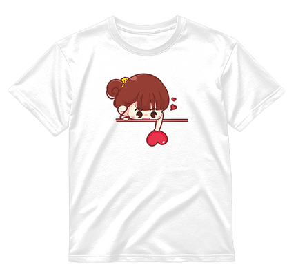 „Širdelės jam ir jai" COMBO Marškinėliai