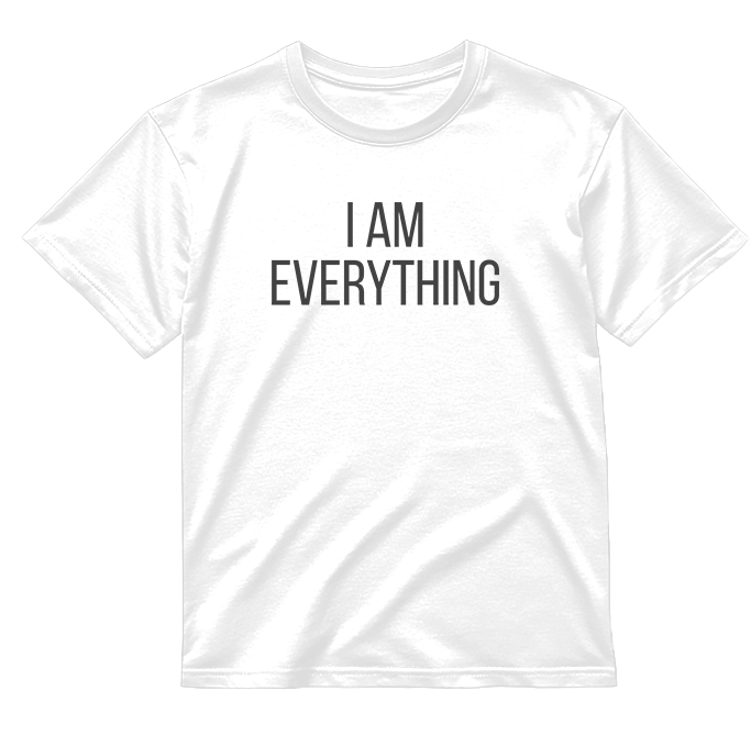 „Aš esu viskas / Turiu viską" COMBO Marškinėliai