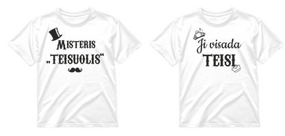 „Ji visada teisi / Misteris Teisuolis" COMBO Marškinėliai