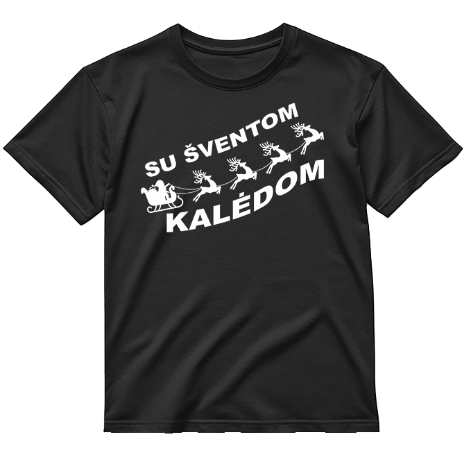 „Su Šventom Kalėdom" Marškinėliai