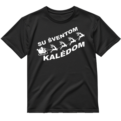 „Su Šventom Kalėdom" Marškinėliai