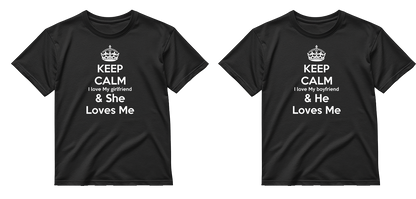 „Keep Calm" COMBO Marškinėliai