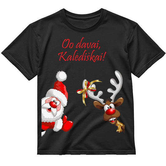 „Oo davai, Kalėdiškai!" Marškinėliai