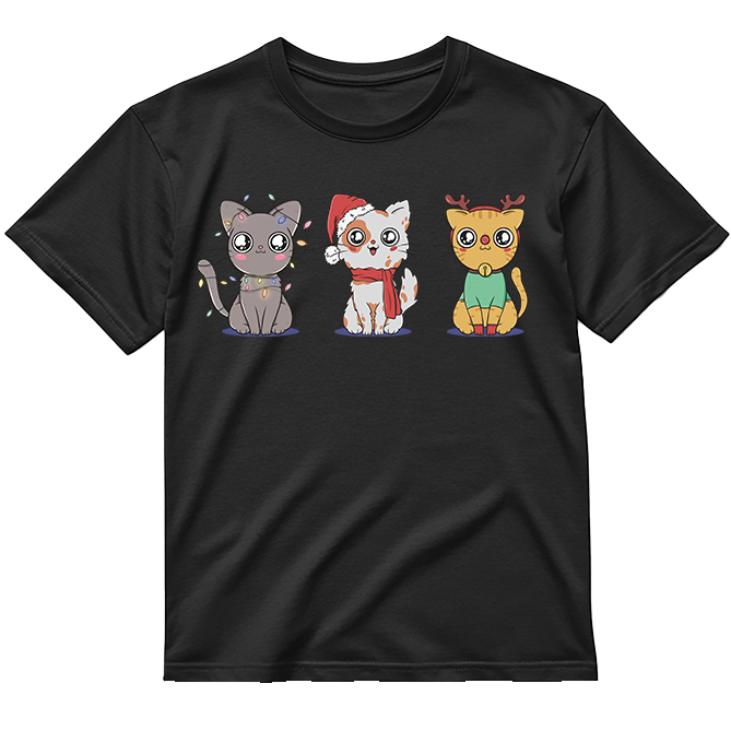 „Kalėdiniai Katinukai" Marškinėliai