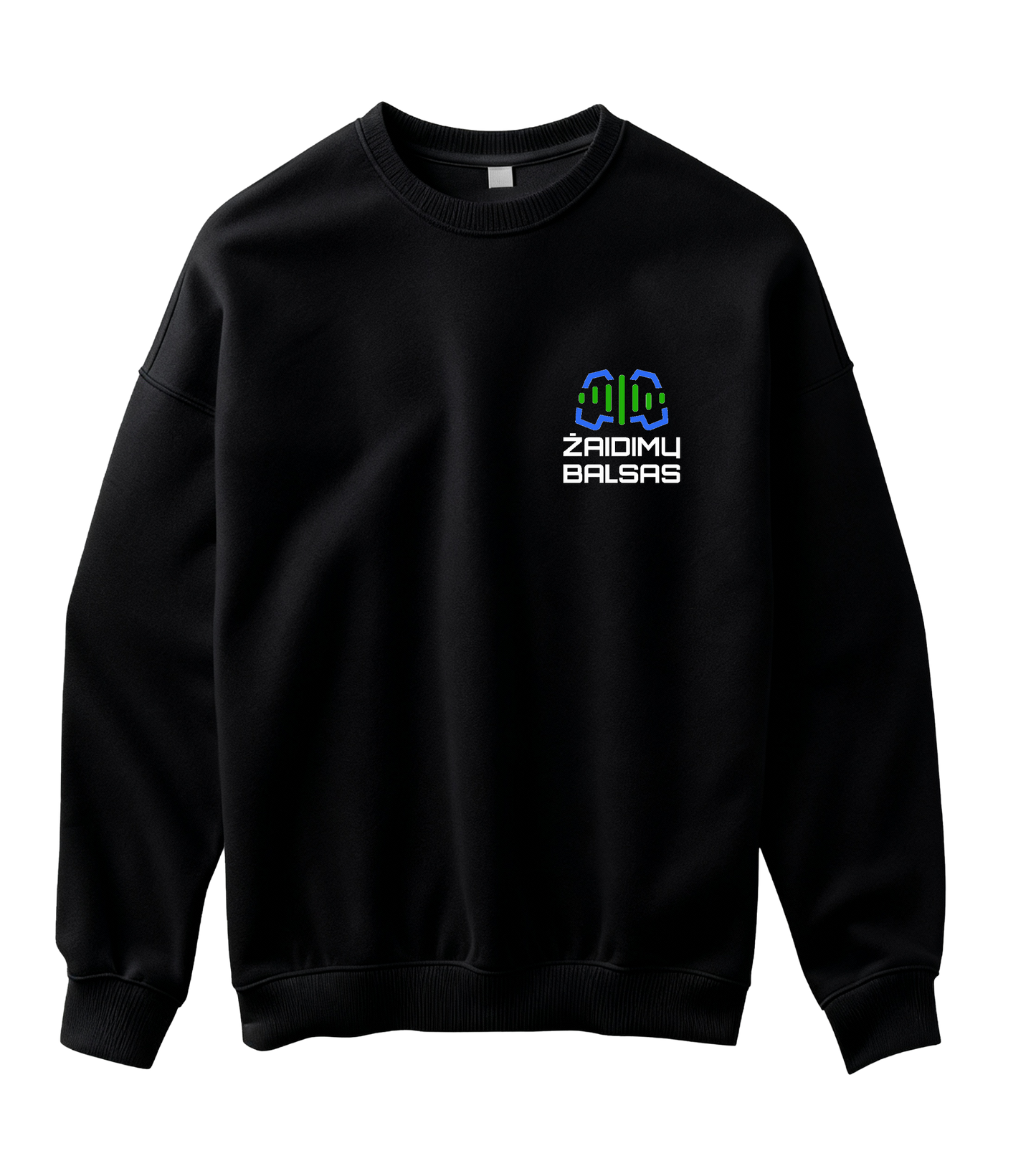 Logotipas širdies plote „Žaidimų Balsas” Džemperis