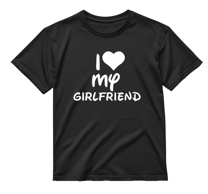 „I ♥ my GIRLFRIEND / BOYFRIEND" COMBO Marškinėliai
